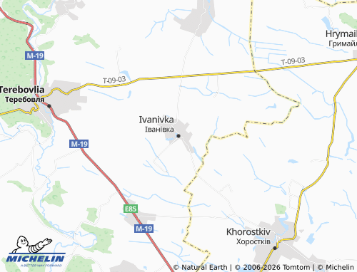 Mappa MICHELIN Ivanivka - ViaMichelin