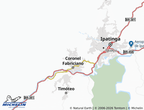 Mapa MICHELIN São Geraldo - ViaMichelin