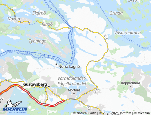 MICHELIN-Landkarte Södernäs - ViaMichelin
