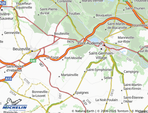 Mapa MICHELIN Triqueville - ViaMichelin