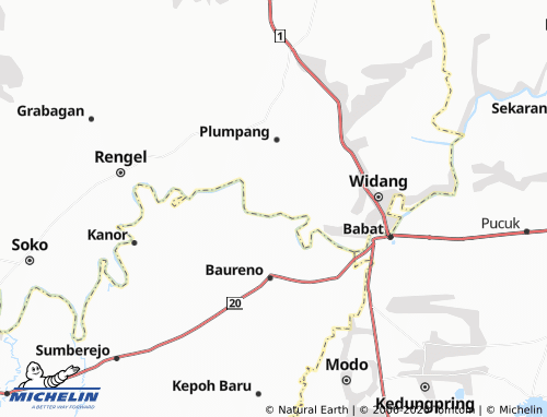 Carte MICHELIN Plandirejo - ViaMichelin