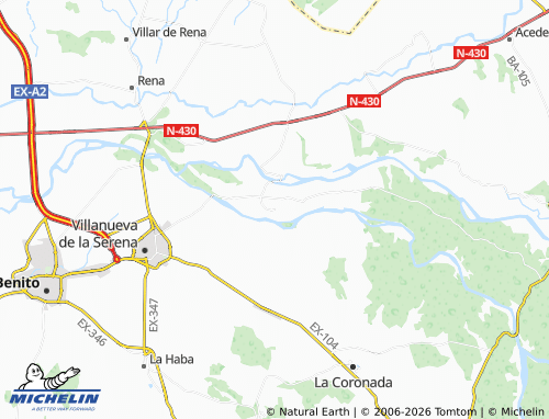 Kaart MICHELIN Entrerríos - ViaMichelin
