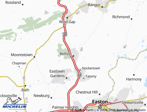 Mappa MICHELIN Belfast - ViaMichelin