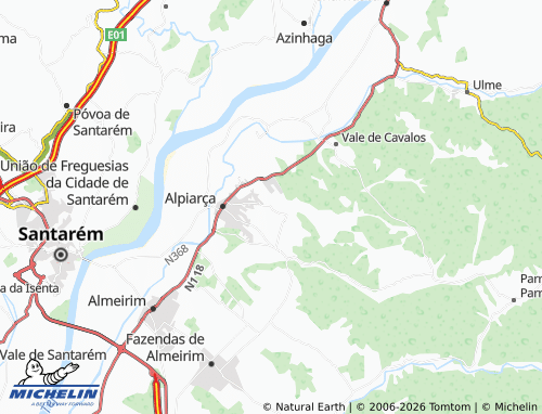 MICHELIN Gatinheiras map - ViaMichelin