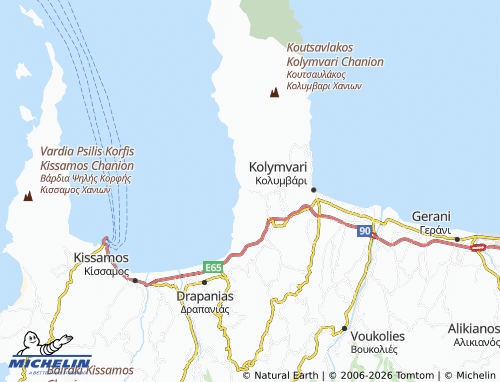 MICHELIN Ravdoucha map - ViaMichelin