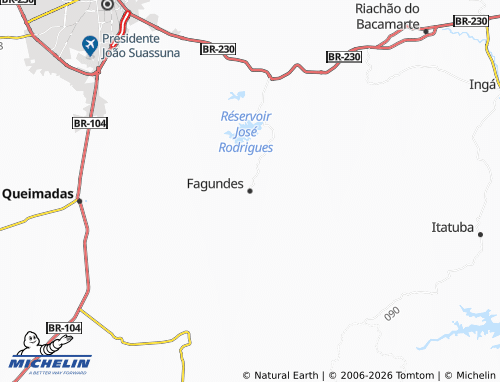Carte MICHELIN Fagundes - ViaMichelin