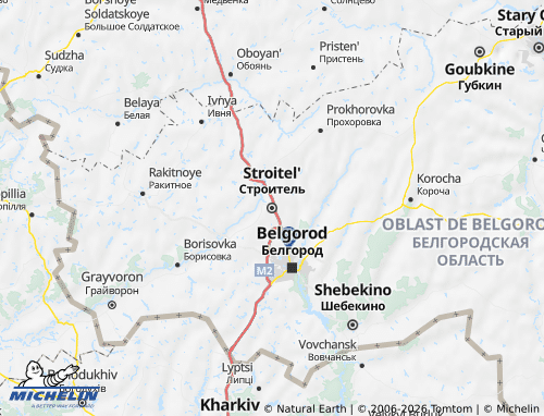 MICHELIN Stroitel' map - ViaMichelin