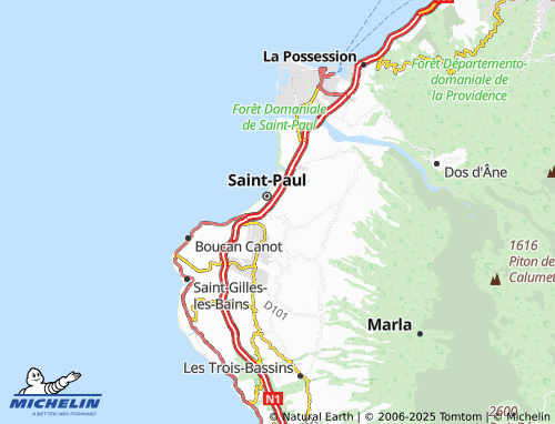 MICHELIN Grande Fontaine map - ViaMichelin