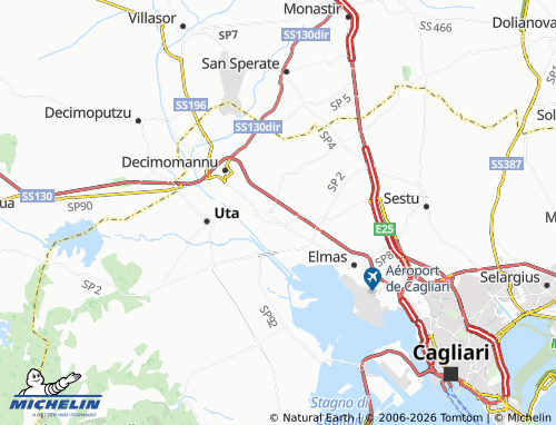 Mapa MICHELIN Assemini - ViaMichelin