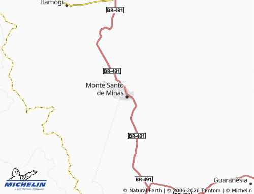 Mappa MICHELIN Monte Santo de Minas - ViaMichelin