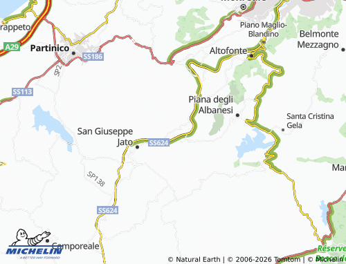 MICHELIN Traversa Terza map - ViaMichelin