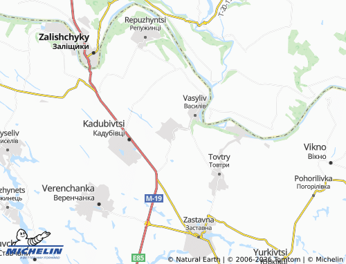 Mappa MICHELIN Chunkiv - ViaMichelin