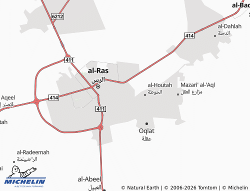 MICHELIN-Landkarte al-Rabee' - ViaMichelin