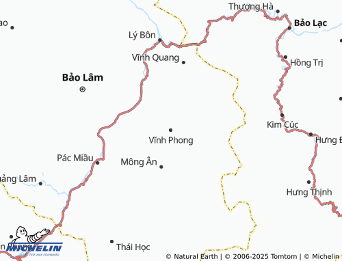MICHELIN Vĩnh Phong map - ViaMichelin