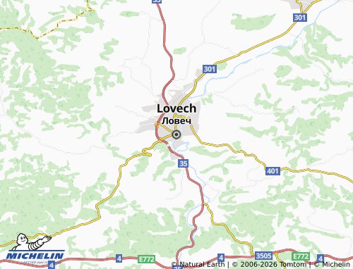 Mapa MICHELIN Lovech - ViaMichelin