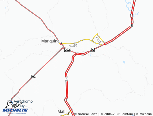 MICHELIN Rucaco map - ViaMichelin