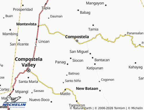 MICHELIN Gabi map - ViaMichelin