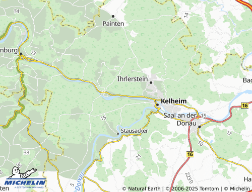 MICHELIN Oberau map - ViaMichelin