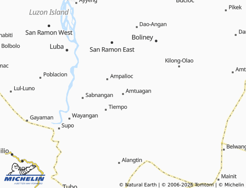 MICHELIN Amtuagan map - ViaMichelin