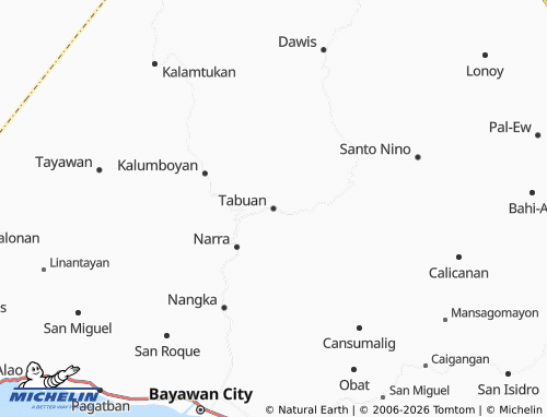 MICHELIN Tabuan map - ViaMichelin