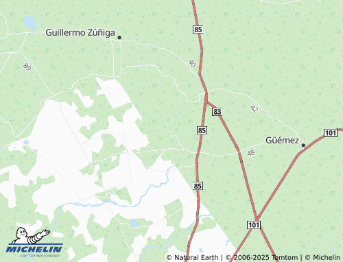 MICHELIN Esfuerzo del Campesino map - ViaMichelin