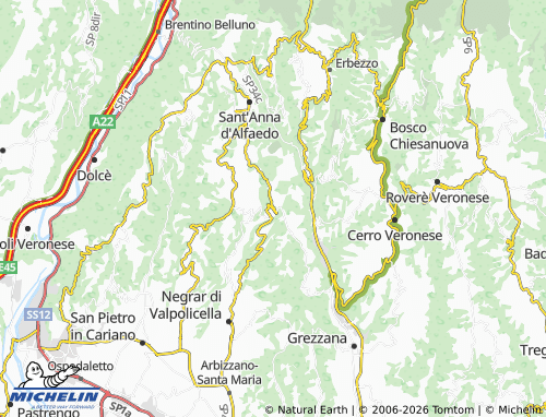 Mappa MICHELIN Fane - ViaMichelin