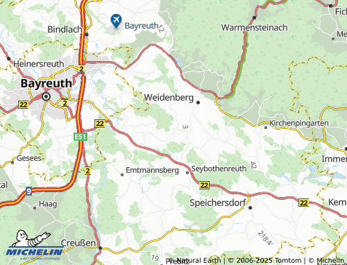 MICHELIN Lessau map - ViaMichelin