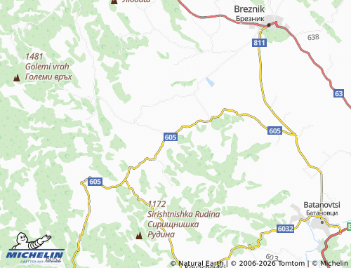 Carte MICHELIN Gigintsi - ViaMichelin