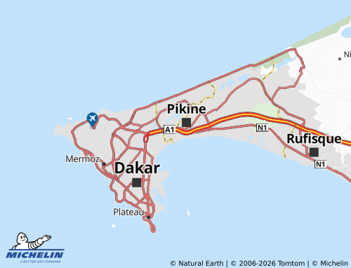 MICHELIN Dalifort map - ViaMichelin