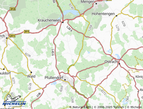 MICHELIN-Landkarte Schwäblishausen - ViaMichelin