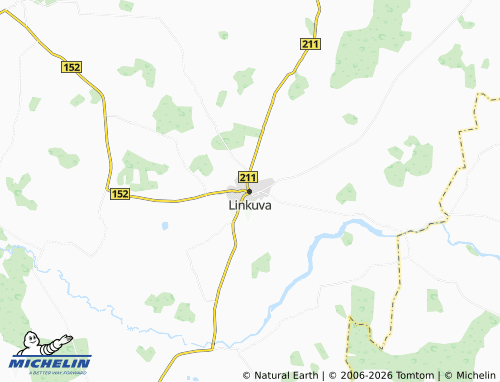 Mapa MICHELIN Linkuva - ViaMichelin