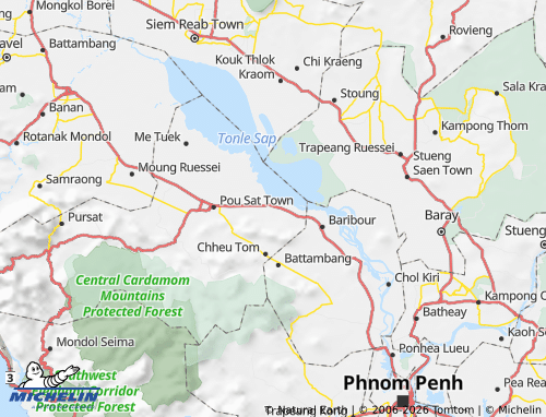 Carte MICHELIN Krakor - ViaMichelin