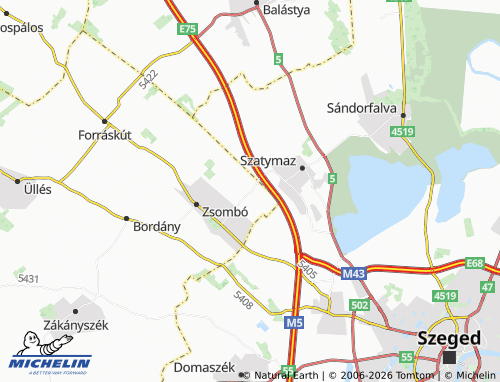 Mapa MICHELIN Bábadűlő - ViaMichelin