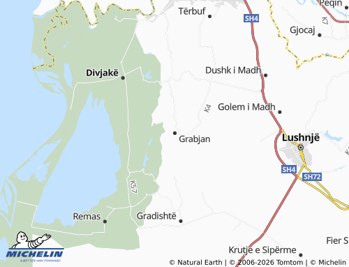 Kaart MICHELIN Grabjan - ViaMichelin