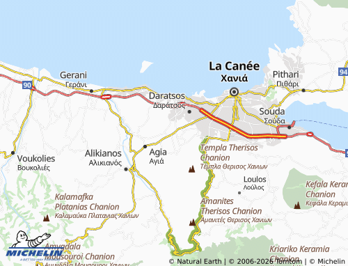 Mappa MICHELIN Oasi - ViaMichelin