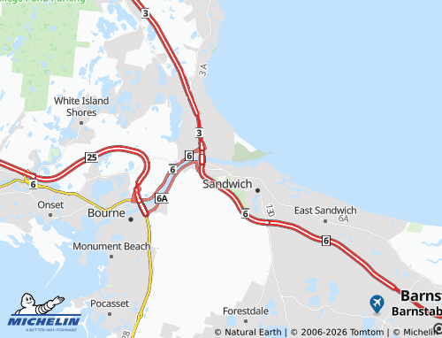 Kaart MICHELIN Sagamore - ViaMichelin