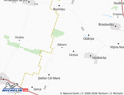 Mappa MICHELIN Stăvaru - ViaMichelin