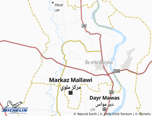 Mappa MICHELIN Munsha'at al-Mughalaqah - ViaMichelin
