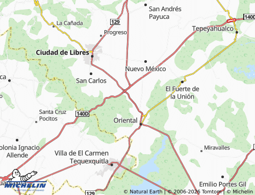 Mappa MICHELIN San Antonio Virreyes - ViaMichelin