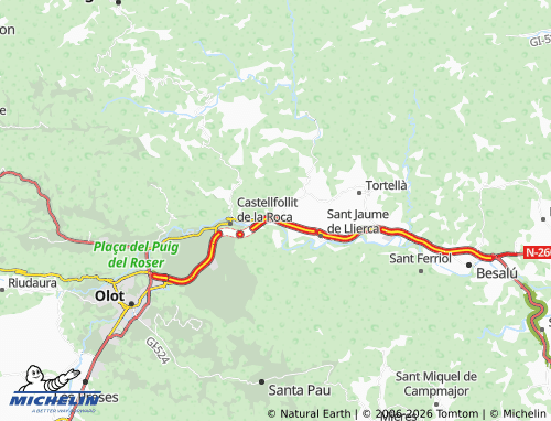 Mapa MICHELIN La Cometa - ViaMichelin