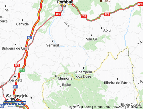 MICHELIN Bica map - ViaMichelin