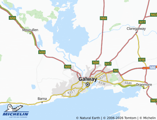 Mapa MICHELIN Menlough Menlo - ViaMichelin