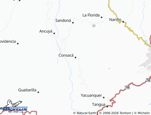 MICHELIN-Landkarte Consacá - ViaMichelin
