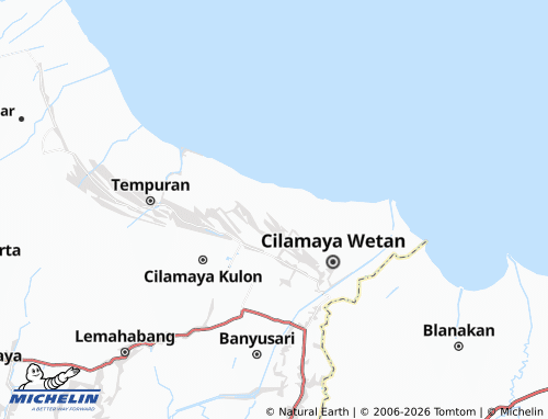 MICHELIN Sukakerta map - ViaMichelin