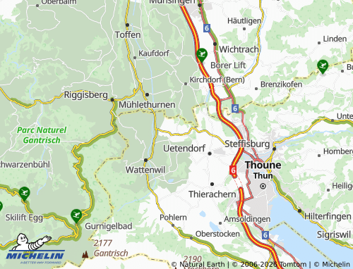 Mapa MICHELIN Seftigen - ViaMichelin
