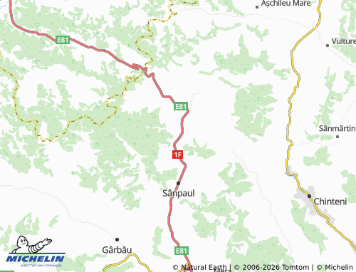 Mappa MICHELIN Mihăiești - ViaMichelin