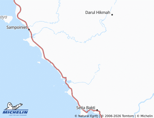 MICHELIN Paya Laut map - ViaMichelin