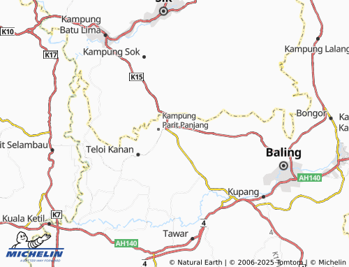 MICHELIN Taman Meranti map - ViaMichelin