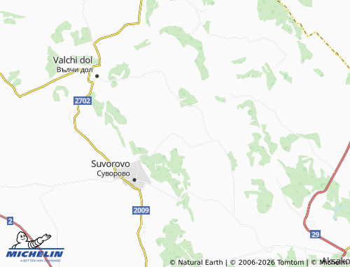MICHELIN Drandar map - ViaMichelin