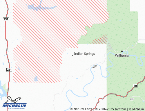 MICHELIN Indian Springs map - ViaMichelin
